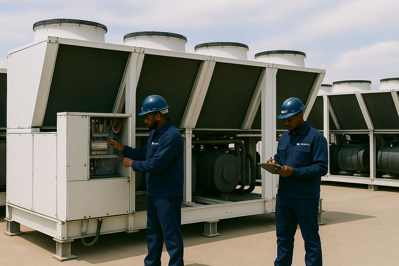 An image of a large HVAC system